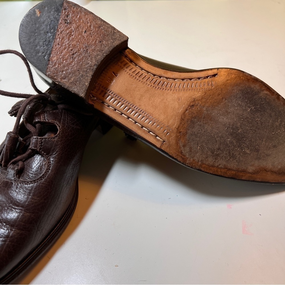 SILVIA FLORINTINA Lace up loafers. Made in Italy. Insole, outsole & lining - Picture 2 of 7